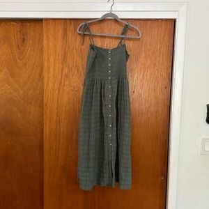Aerie button down Midi Dress with pockets